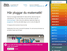 Tablet Screenshot of matteboken.se